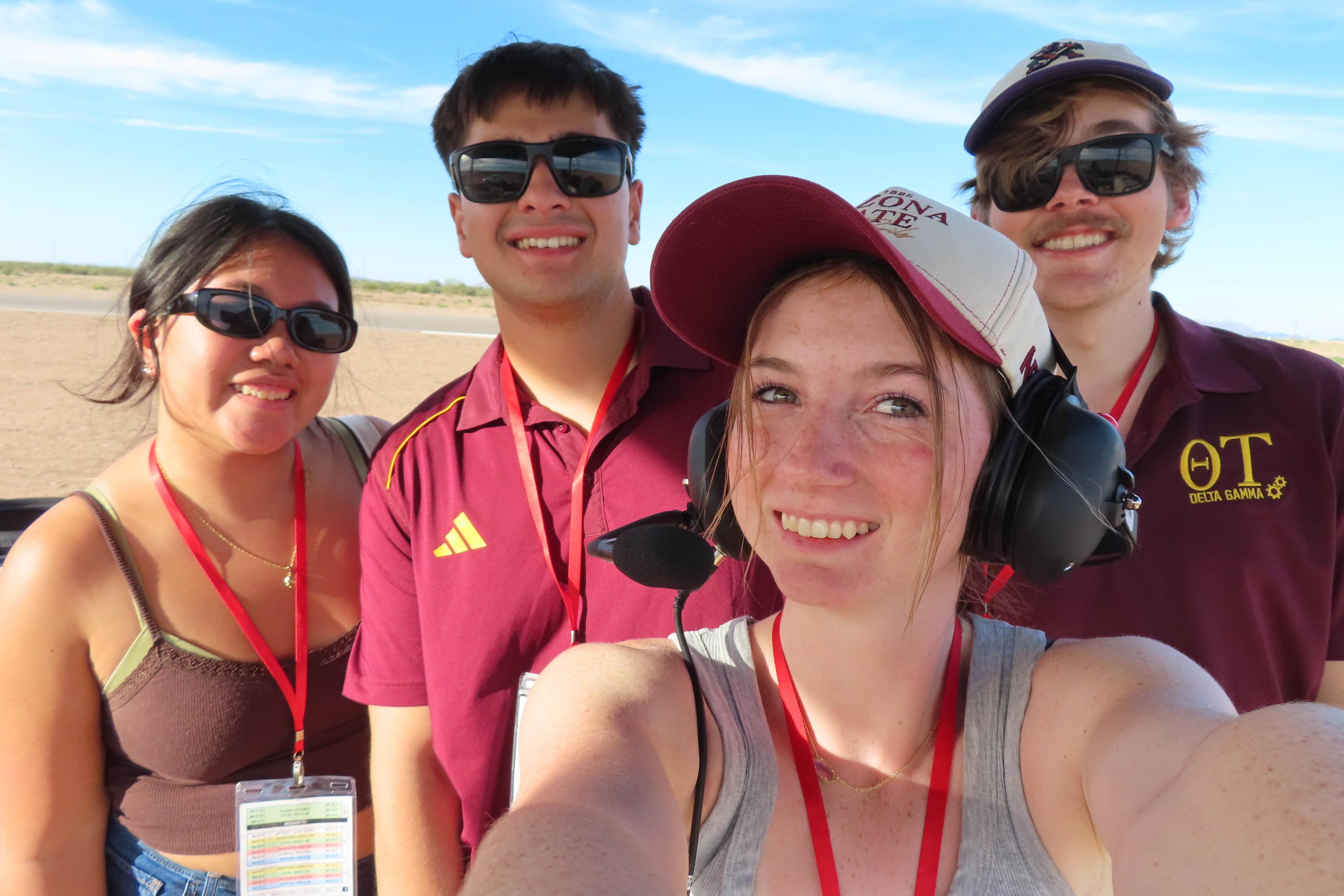 Theta Tau brothers together